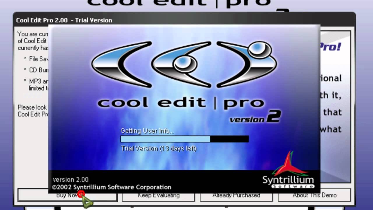 cool edit pro 2.0 registration